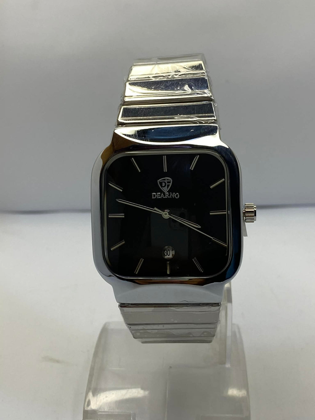 Dearno Luxury Black Dial Square Watch