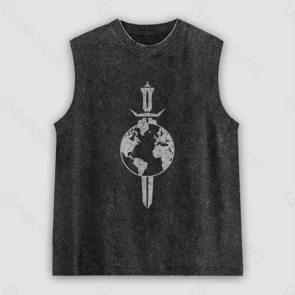 Cosmic Voyage Terran Empire Unisex Washed Tank