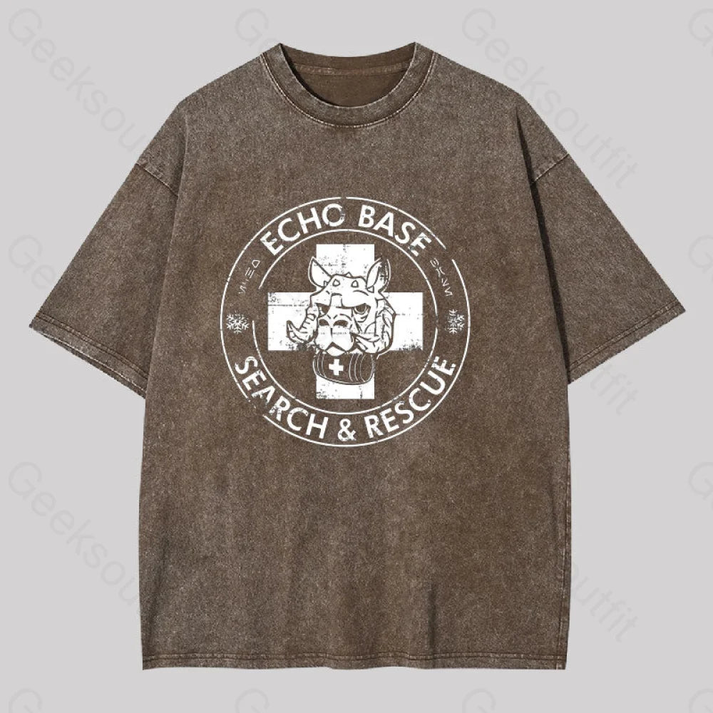 Echo Base Search & Rescue Washed T-shirt