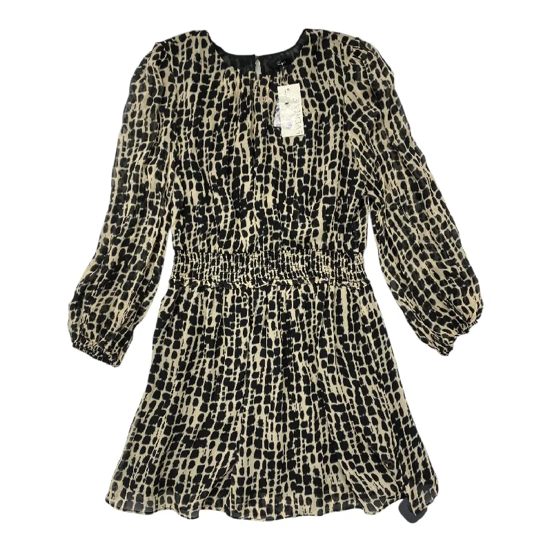 Dress Casual Midi By Rails In Animal Print, Size: L