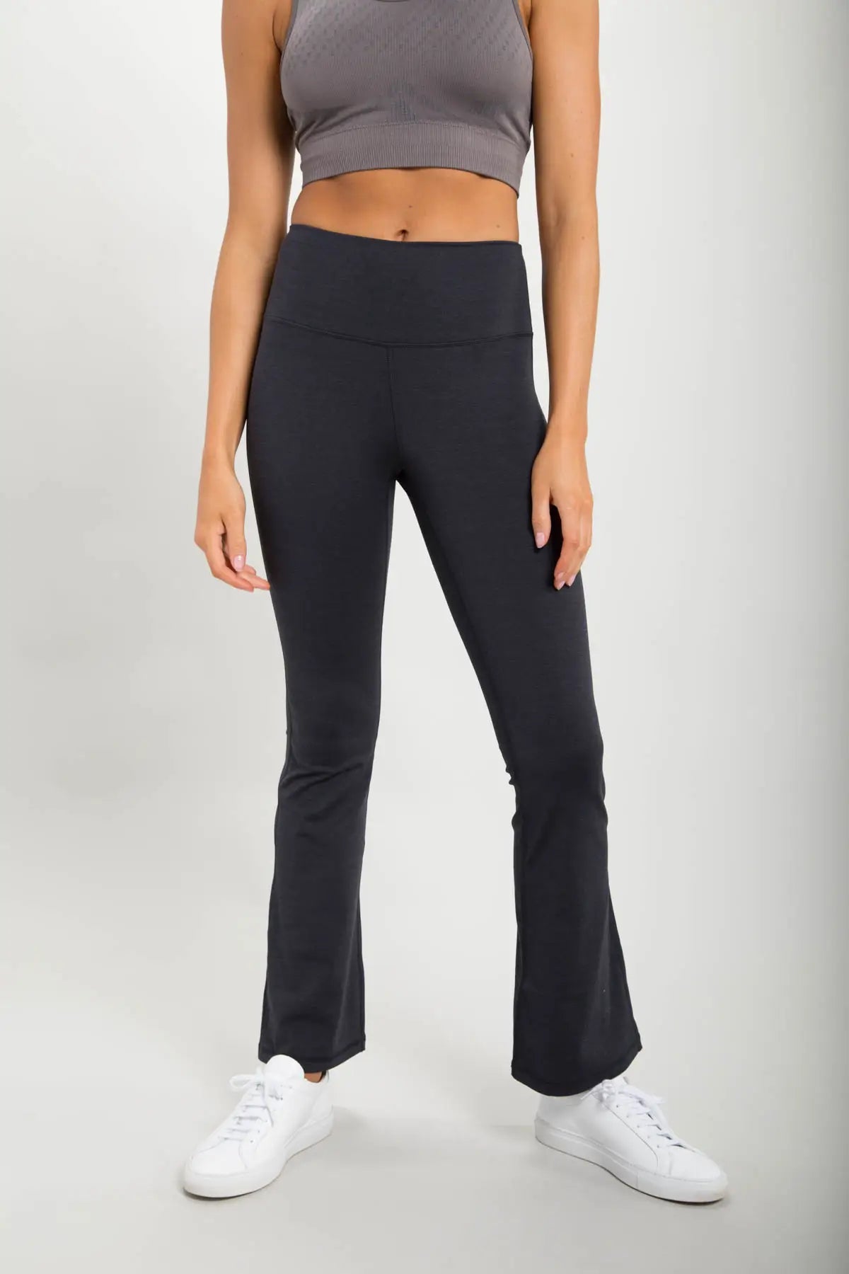 Flare Swoop Back High-Waisted Legging