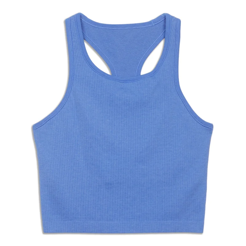 Ebb To Street Cropped Racerback Tank Top - Resale