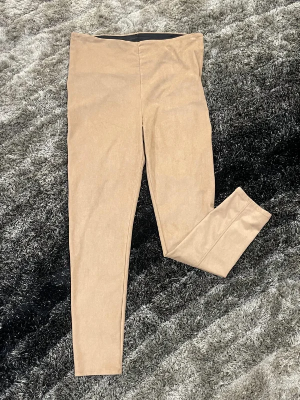 Suede Legging In Tan