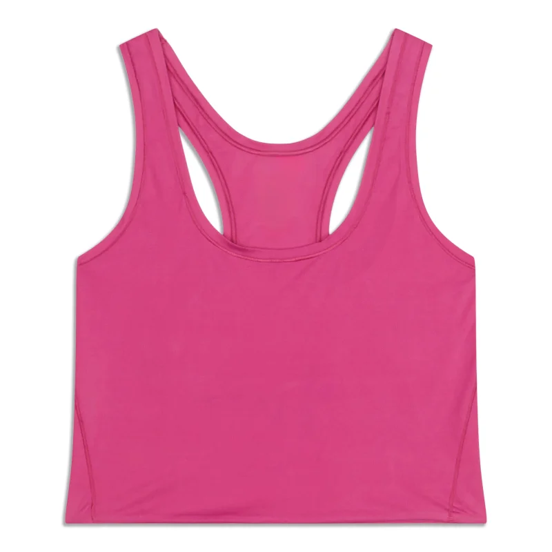 Wundermost Ultra-Soft Scoop-Neck Cropped Tank - Resale