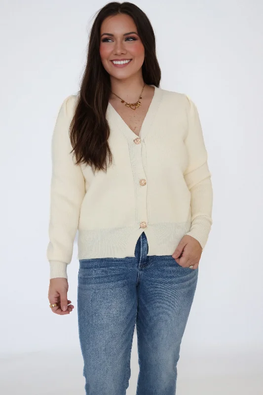 Candace Cardigan-Cream