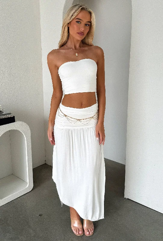 Rosalia Maxi Skirt - White