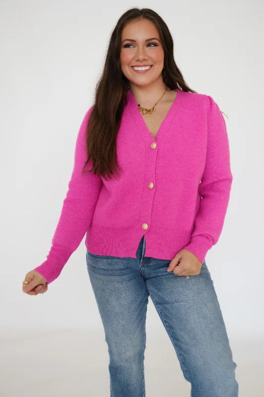 Candace Cardigan- Pink