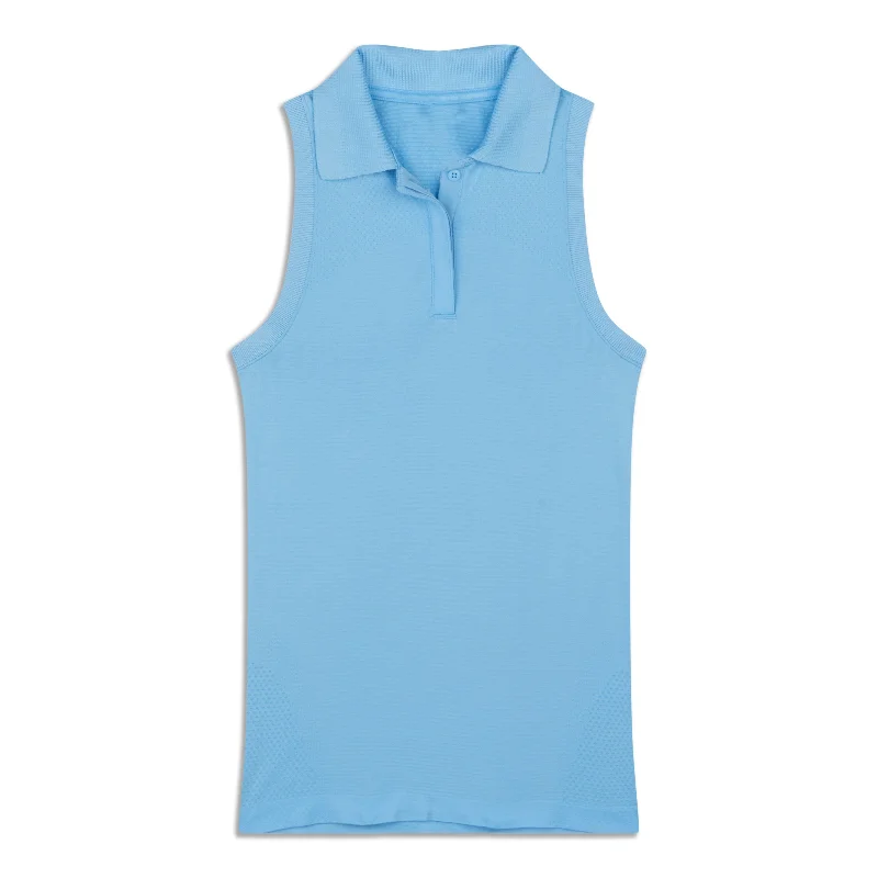 Swiftly Tech Sleeveless Polo Shirt - Resale