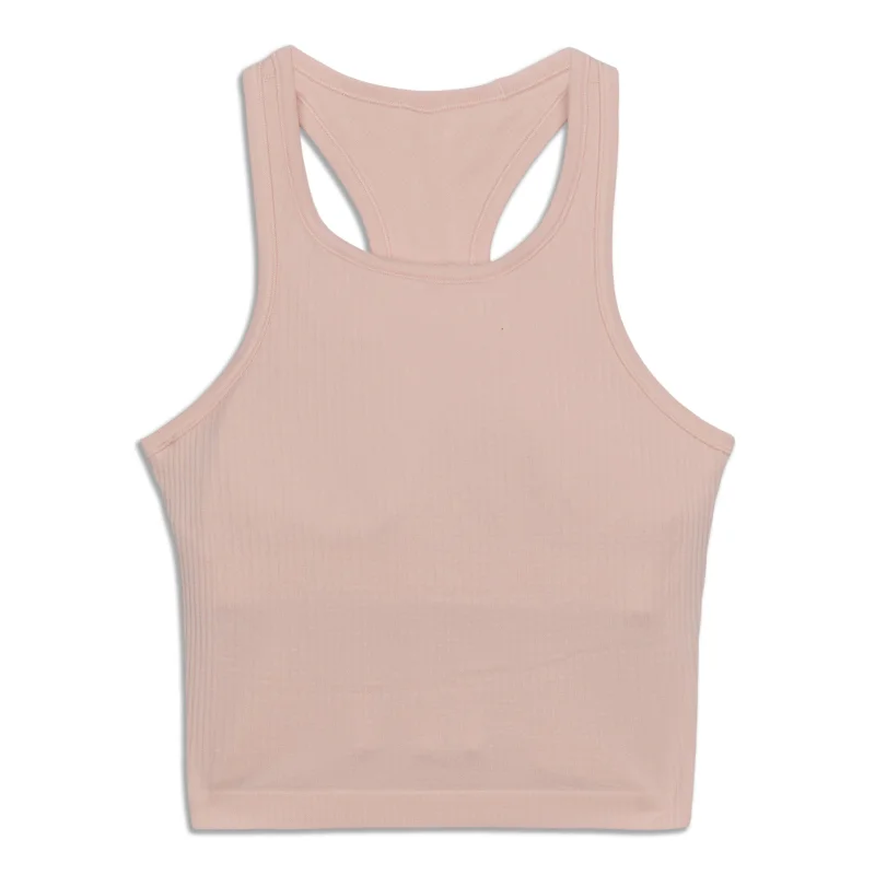 Ebb To Street Cropped Racerback Tank Top - Resale