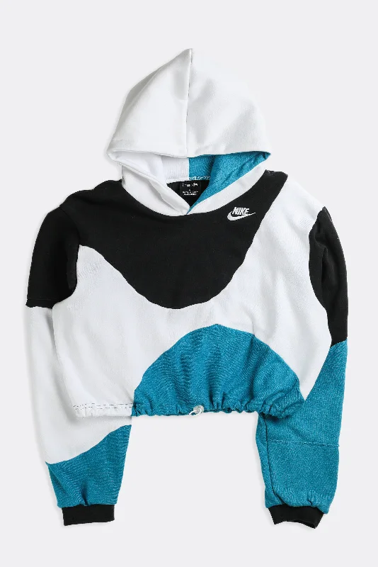 Rework Nike Wave Crop Sweatshirt - M