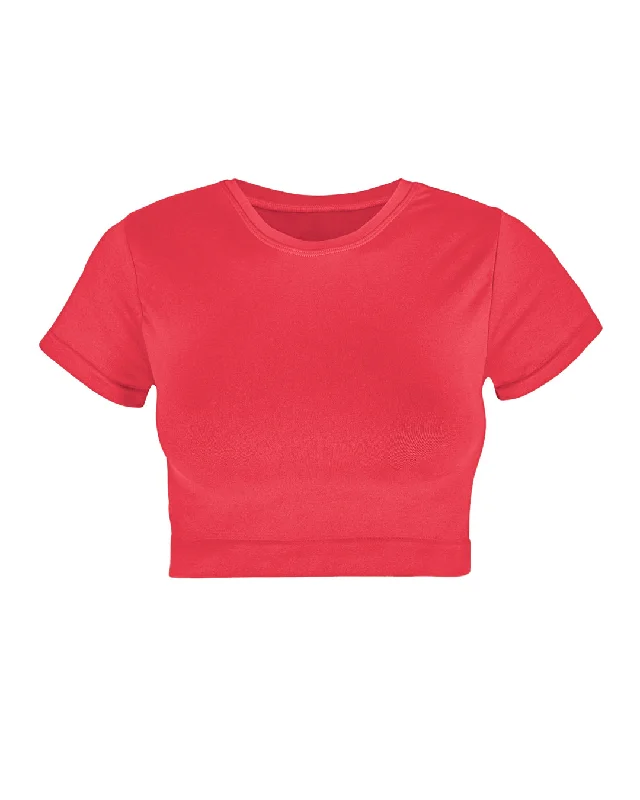 MINDFUL Crop Top | Cerise