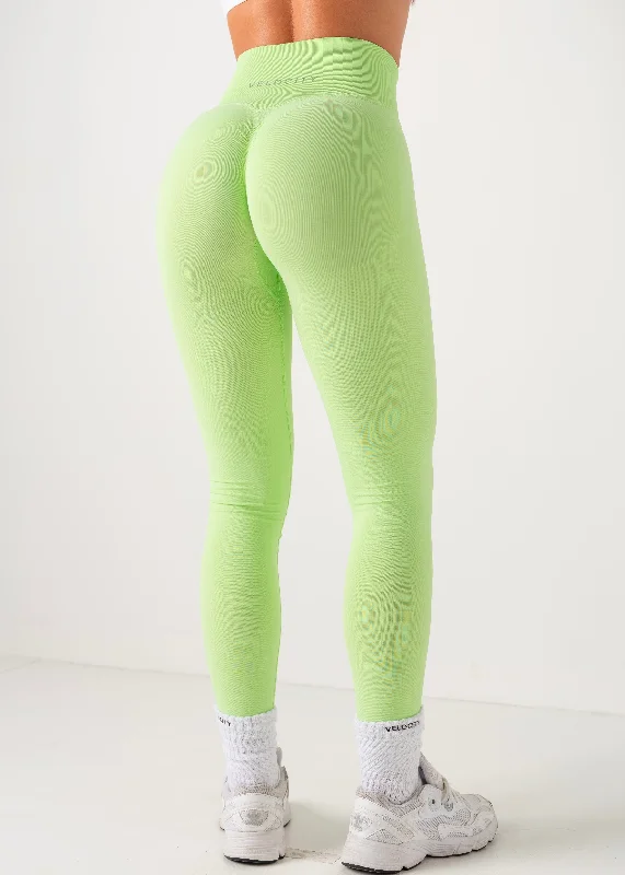 ULTIMATE SEAMLESS SCRUNCH LEGGINGS MINI - KIWI