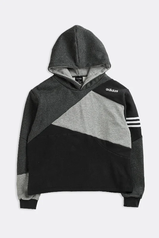 Rework Adidas Patchwork Sweatshirt - L