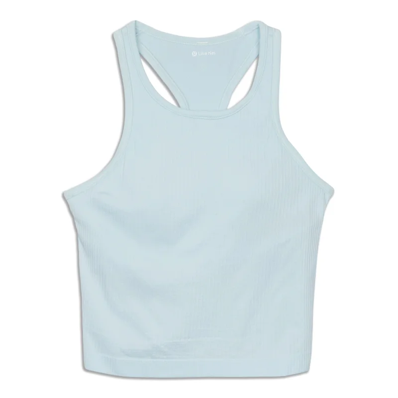 Ebb To Street Cropped Racerback Tank Top - Resale