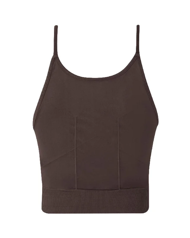 ENRAPTURED Top | Chocolate Brown