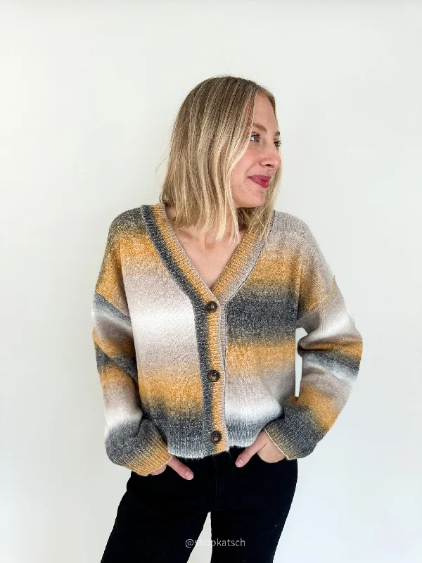 Liliana Ombre Sweater Cardigan