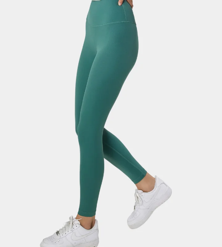 Women's Flow leggings: dark seafoam