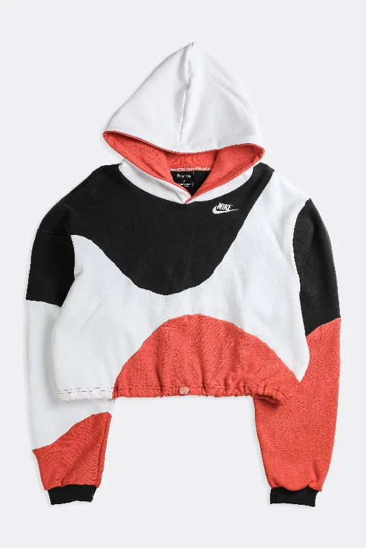 Rework Nike Wave Crop Sweatshirt - L