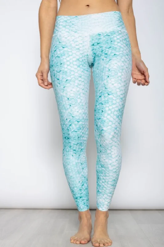 Classic Water Leggings - Green Scale