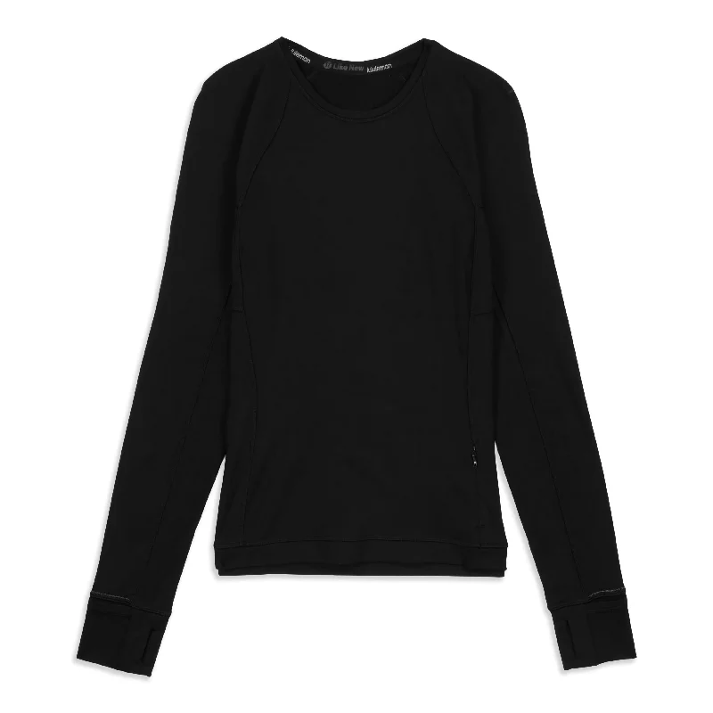 All Aligned Mock Neck Long Sleeve Shirt - Resale