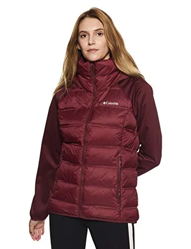 Columbia Womens Explorer Falls Hybrid Ja-Rich Wine Jacket