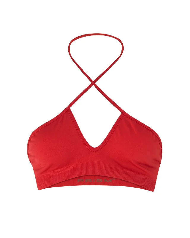 BUOYANT Bikini Bra Top | Bright Red