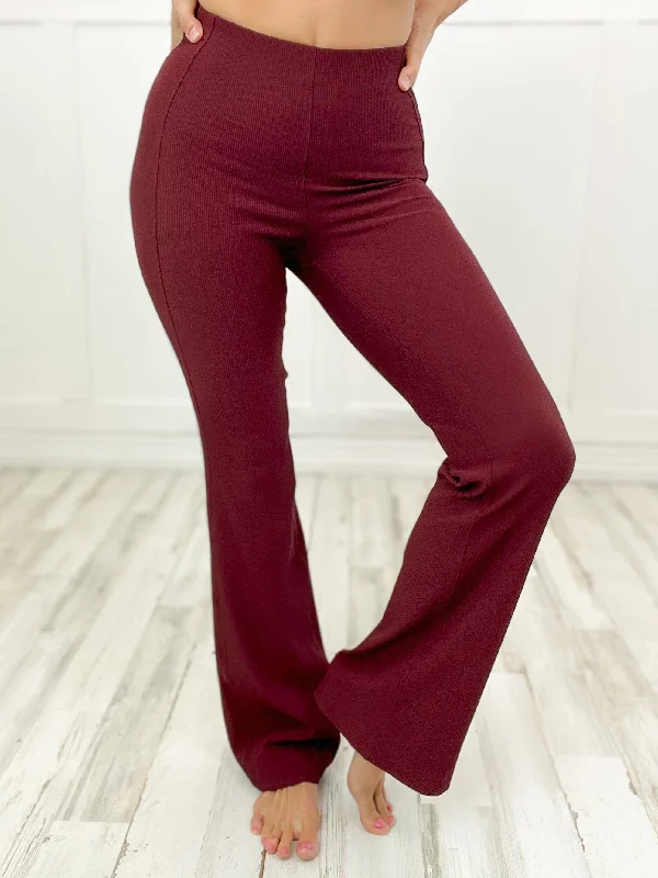 Nylon Rib Pintuck Leggings  - C