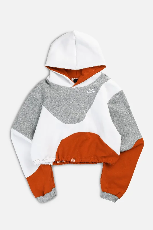 Rework Nike Wave Crop Sweatshirt - S