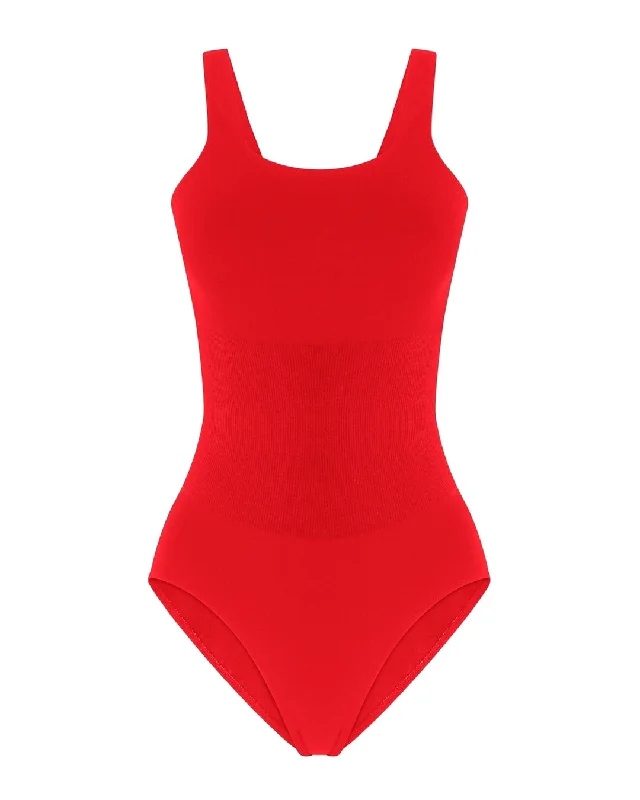 AMOROUS Body Swimsuit | Bright Red