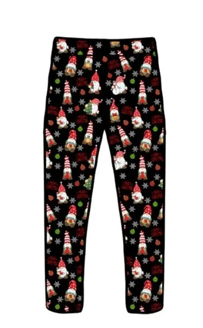 Christmas Gnome Leggings w/Pockets - #5553-5555