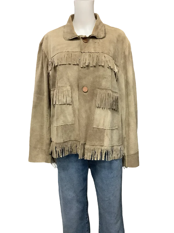 Magnolia Pearl Jacket Leather Fringed w/Tags Size: O/S