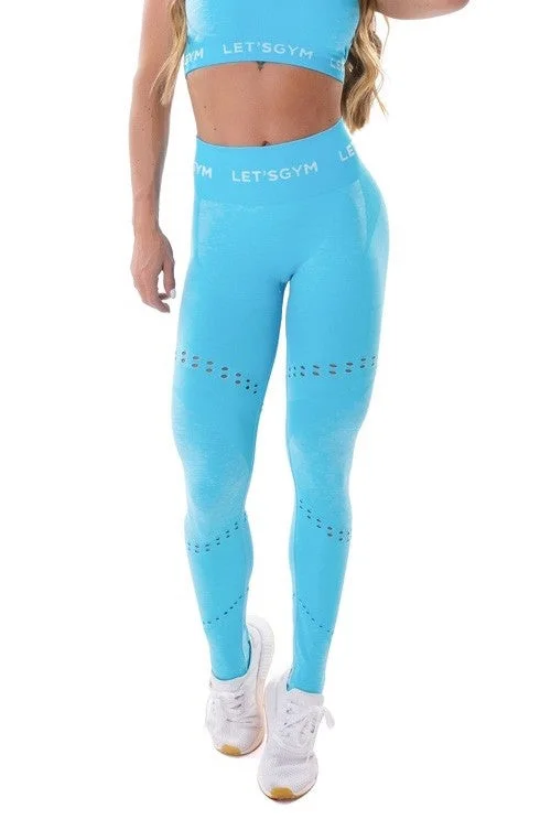 Seamless Leggings PERFECTION - Blue