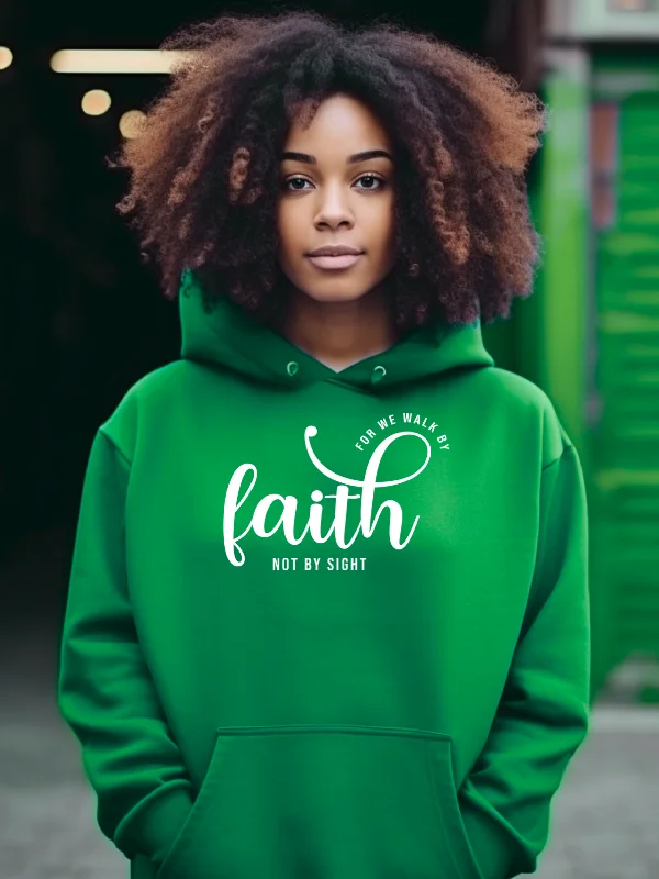 Walk By Faith Bright Colors Hoodie