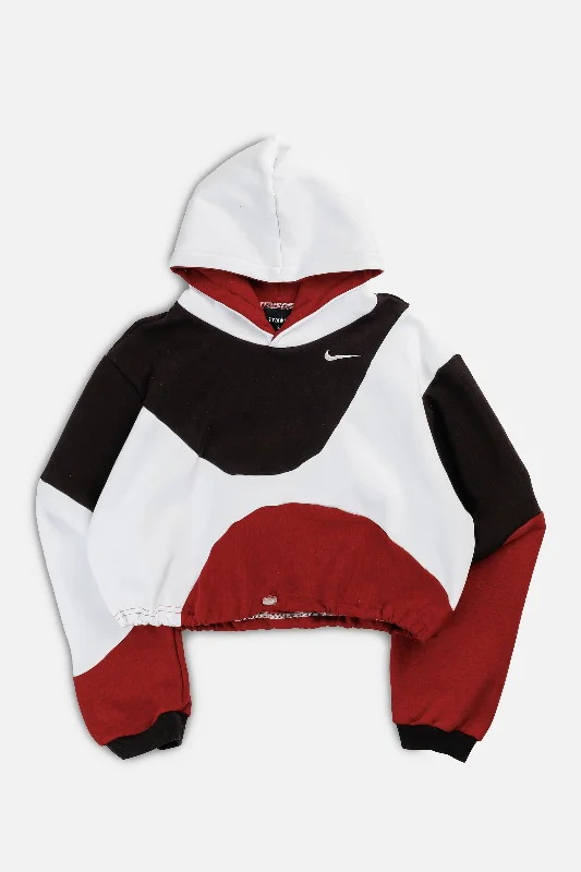 Rework Nike Wave Crop Sweatshirt - L