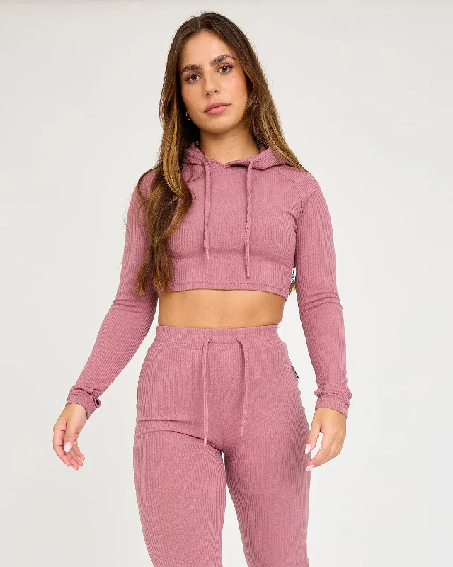 Lounge Cropped Hoodie