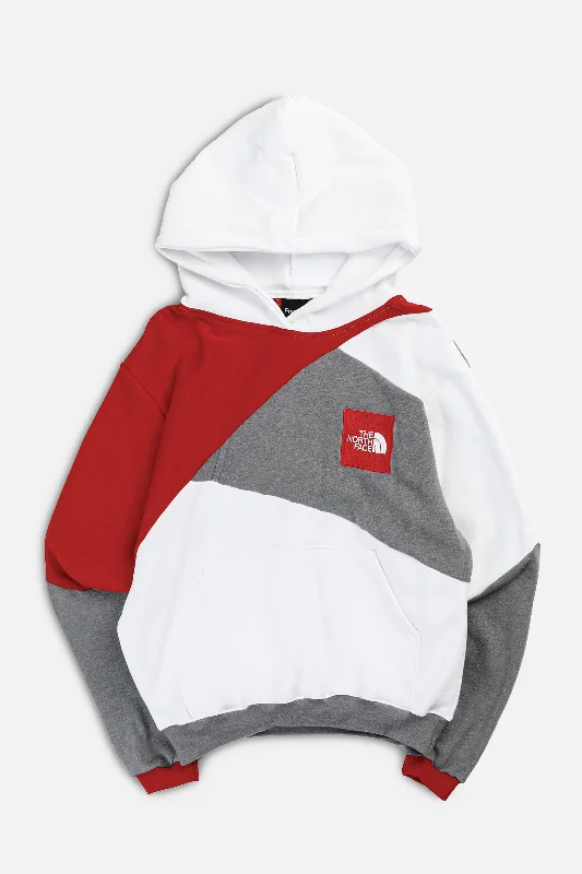 Rework North Face Patchwork Sweatshirt - S