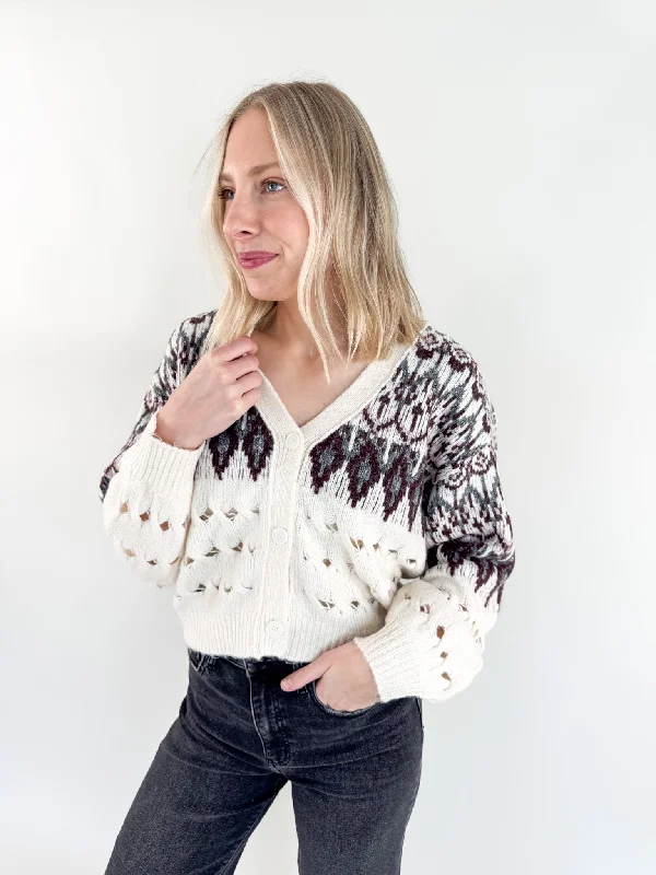 Irisa Cream Cardigan