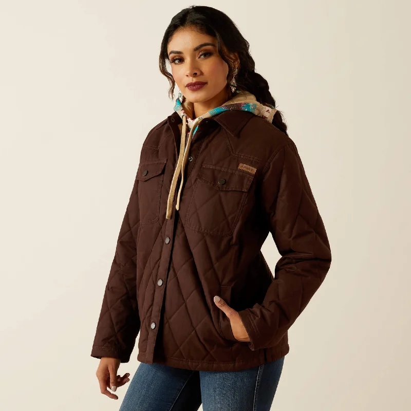 Women's Ariat Grizzly Quilted Barn Jacket #10052401