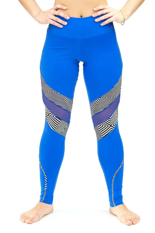 Supplex Leggings LOVE - Royal Blue