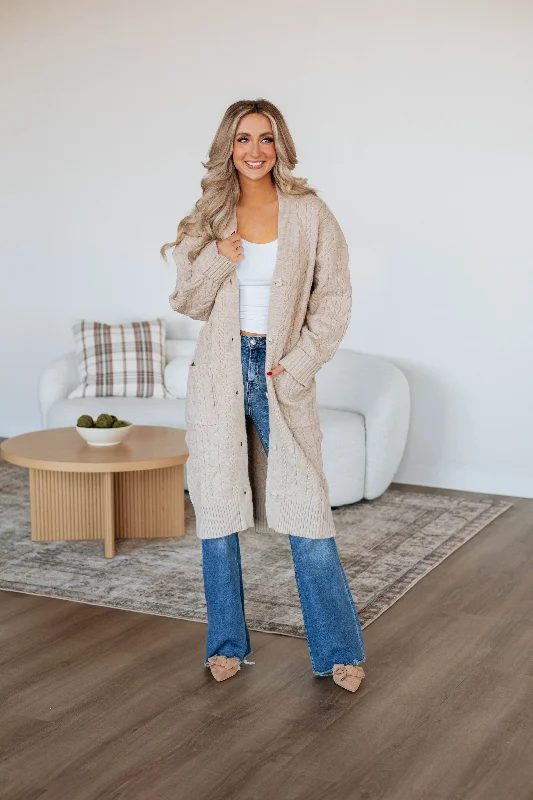 Libbie Cable Knit Cardigan