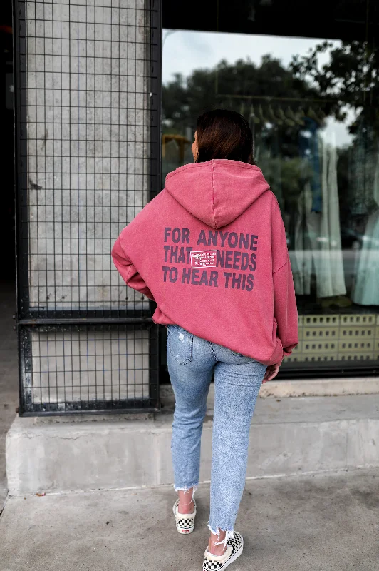 The Best Is Yet To Come (Wine) - "My Go To" Oversized Sweatshirt / Hoodie