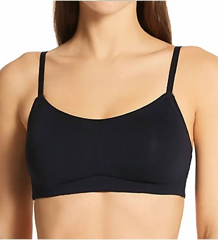 Dot Micro Lounge Bralette In Black