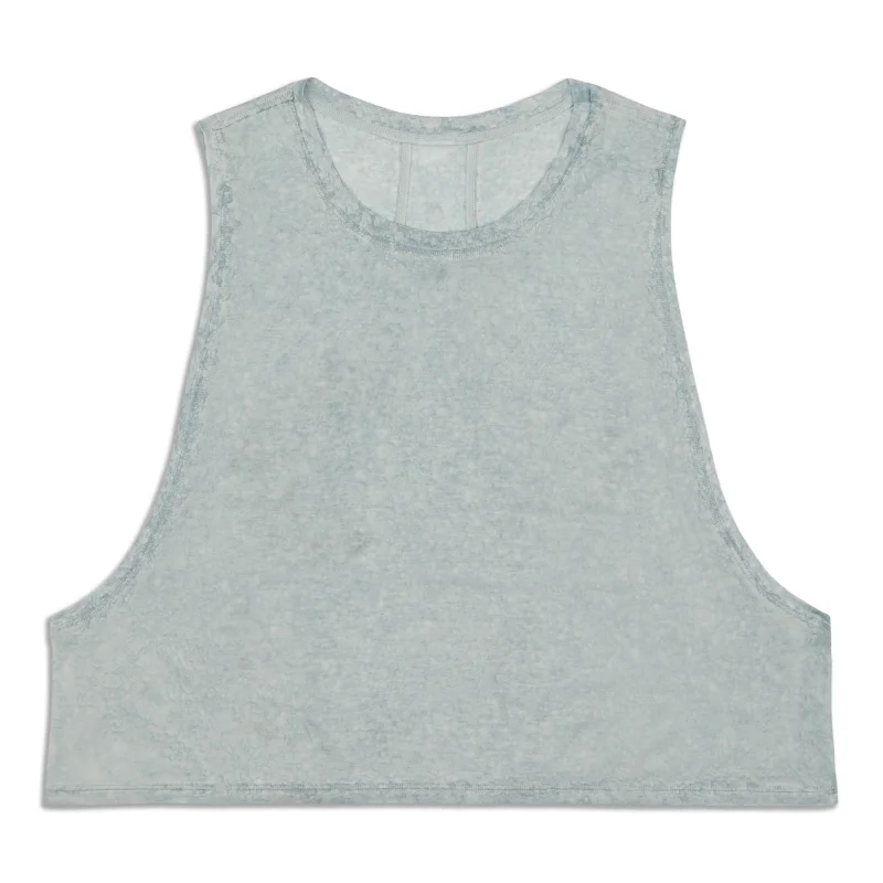 Cut Back Crop Tank Top - Resale