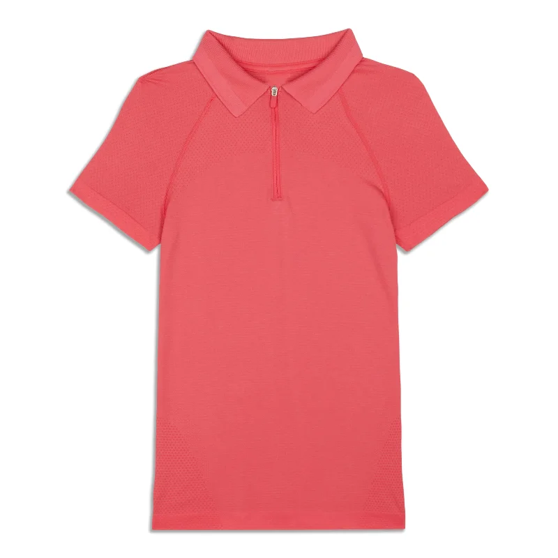 Swiftly Tech Short-Sleeve Half-Zip Polo Shirt - Resale