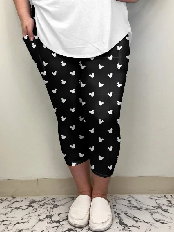 Mickey Magic Ears Capri Leggings w/Pockets - #7253-7255