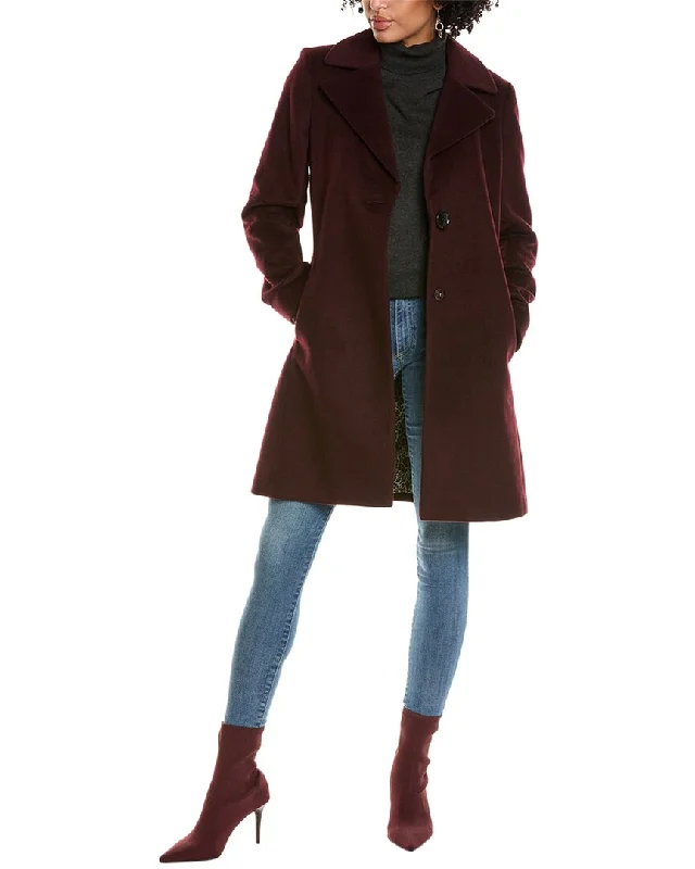 Via Spiga Walker Wool-Blend Coat