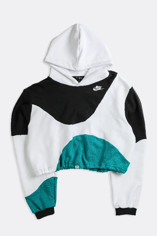 Rework Nike Wave Crop Sweatshirt - M