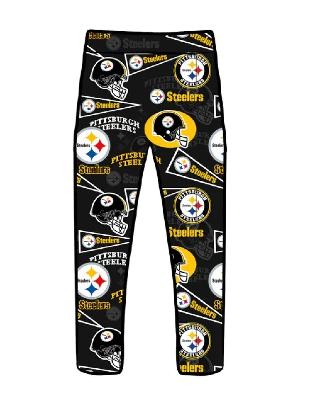 Pittsburgh Steeler Leggings w/Pockets - #5544-5546